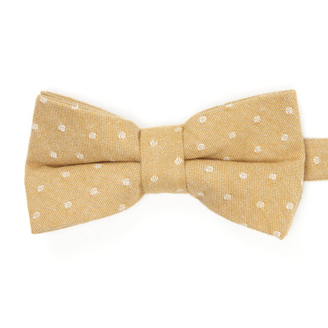 Bow Tie // Dark Beige Dot