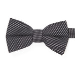 Bow Tie // Black Bead Stripe