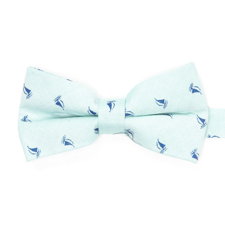 Bow Tie // Mint Sailboat