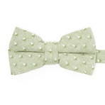 Bow Tie // Mint Mirrored Triangles