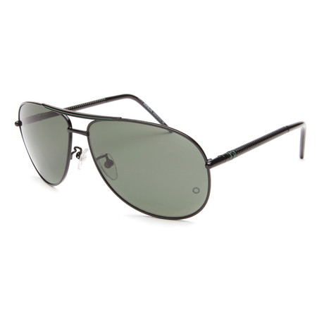 Mont Blanc Sunglasses // Polished Black