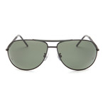 Mont Blanc Sunglasses // Polished Black