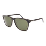 Mont Blanc Sunglasses // Black + Green Lenses