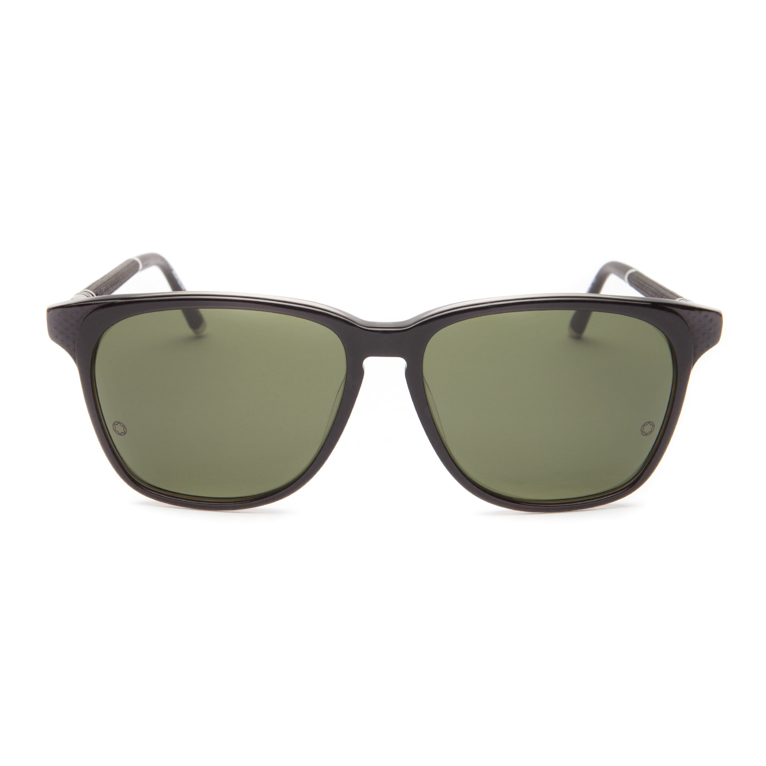 Mont Blanc Sunglasses // Black + Green Lenses - Montblanc - Touch of Modern