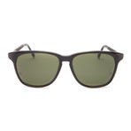 Mont Blanc Sunglasses // Black + Green Lenses