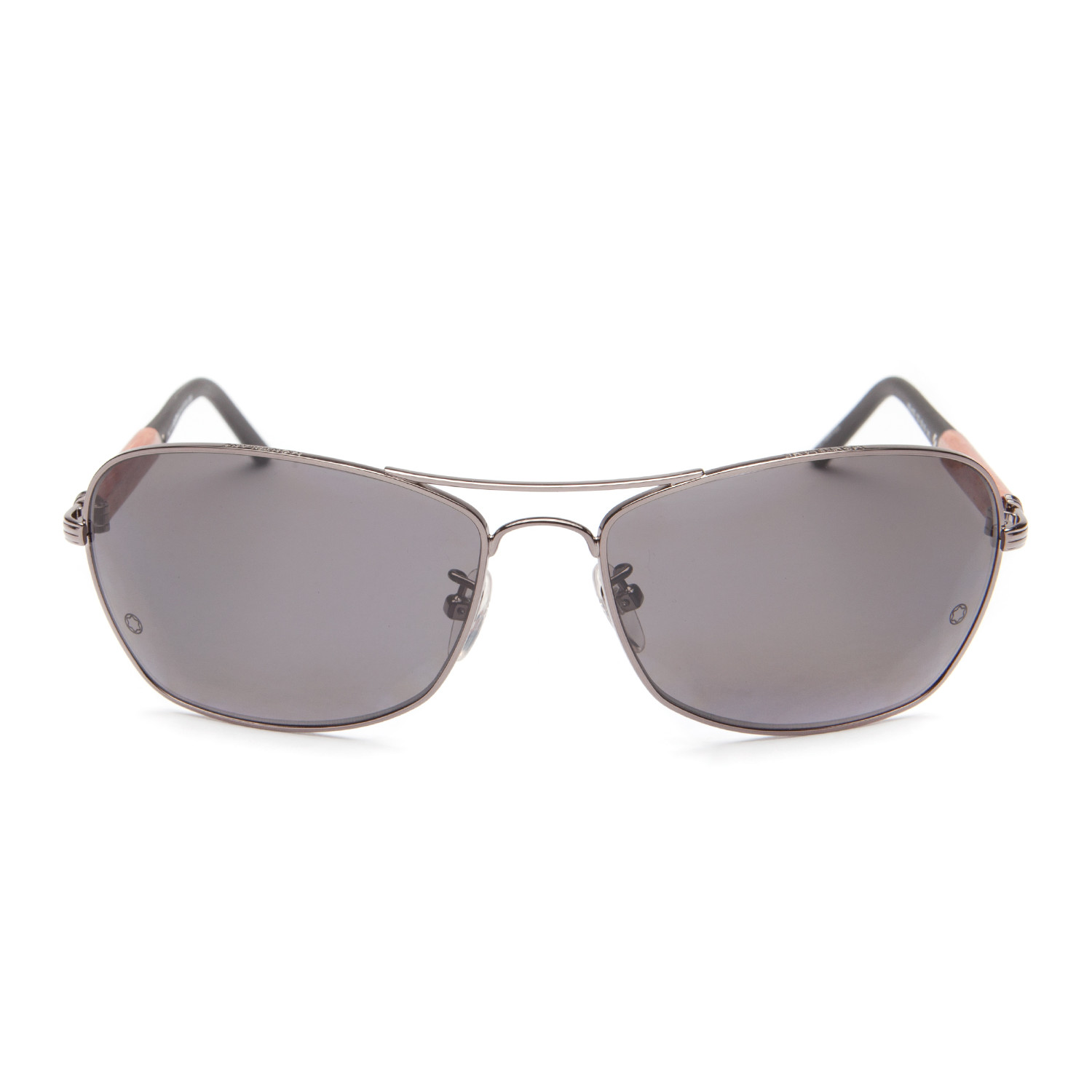 Mont Blanc Sunglasses // Dark Ruthenium - Montblanc - Touch of Modern