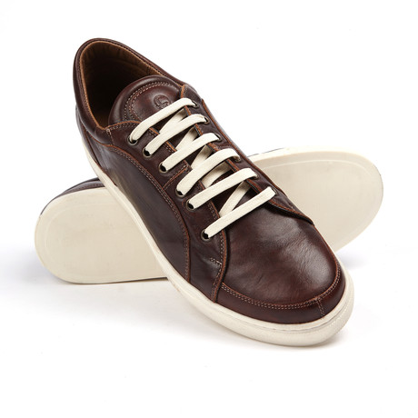 Greyson Leather Sneakers // Brown (US: 7)