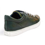Greyson Leather Sneakers // Jungle (US: 7.5)