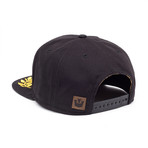 Tug Boat Flat Brim Baseball Cap // Black (O/S)