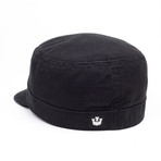 Lieutenant Dan Organic Cotton Cadet Hat // Black (S)