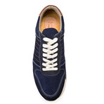 Canarias Suede Low Top Sneaker // Dark Blue (US: 11)