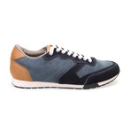 Lanzarote Low Top Sneaker // Blue + Brown (US: 10)