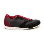 MCNDO // Mindanao Low Top Sneaker // Black + Oxblood (US: 9)
