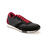 MCNDO // Mindanao Low Top Sneaker // Black + Oxblood (US: 9)