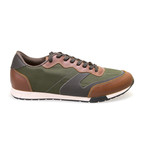 Mindanao Low Top Sneaker // Military Green + Brown (US: 9)