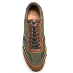 Mindanao Low Top Sneaker // Military Green + Brown (US: 9)