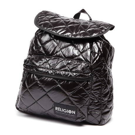 Seeker Quilted Backpack // Black