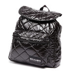 Seeker Quilted Backpack // Black