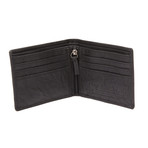 Insignia Leather Wallet // Black