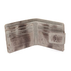 Sacred Leather Wallet // Grey