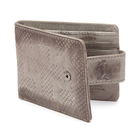 Sacred Leather Wallet // Grey