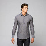 Solid Button Up Shirt // Grey (2XL)