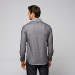 Solid Button Up Shirt // Grey (2XL)