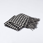 Houndstooth Cashmere Throw