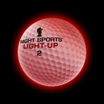 Backyard Night Golf Set // 3 LED Balls + 24 LED Markers