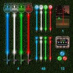 Night Golf Assortment // 12 LED Balls + 48 LED Markers