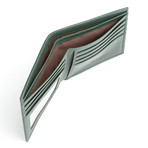 Italian Classic Bi-Fold Wallet (Black)