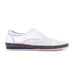 Clay Perforated Sneaker // White (Euro: 40)