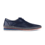 Charles Perforated Sneaker // Navy (Euro: 44)