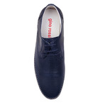 Charles Perforated Sneaker // Navy (Euro: 40)