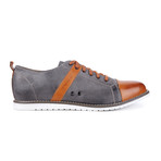 Break Cap Toe Sneaker // Grey + Cognac (Euro: 44)