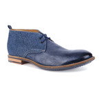 Look Canvas + Leather Chukka // Navy (Euro: 42)