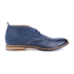 Look Canvas + Leather Chukka // Navy (Euro: 43)