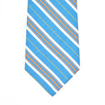 Multi Stripe Silk Tie // Cobalt