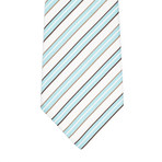 Diagonal Stripe Jacquard Neck Tie // Beryl