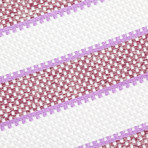 Kiton // Multi Stripe Silk Tie // Lavender