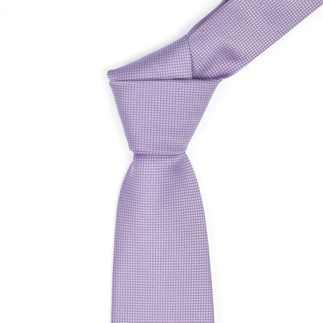 Solid Silk Neck Tie // Lilac