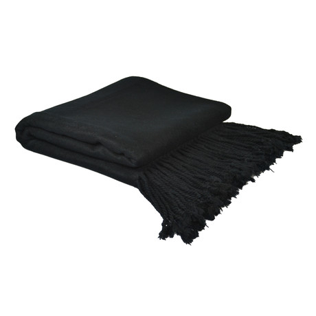 Bamboo® Velvet Throw (Black)