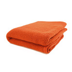 Cashmere Thermal Knit Throw (Heather Mocha)