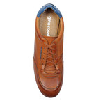 Alan Two Tone Sneaker // Cognac + Blue (Euro: 44)