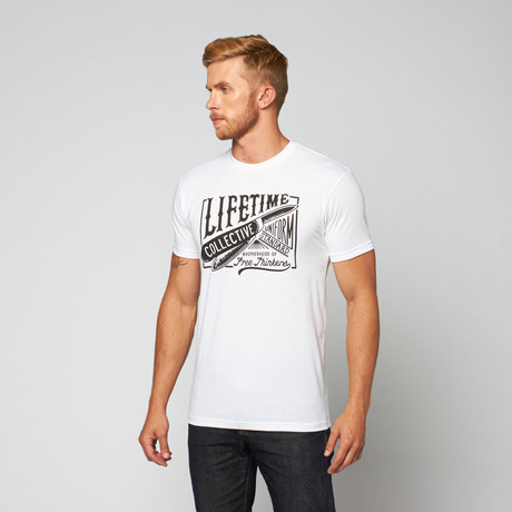 Lifetime Collective // Knife Tee // White (S)