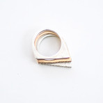 Mountain Ring II // Sterling Silver (Size 5)