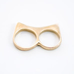 Phoenix Double Finger Ring // Bronze (Size 5)