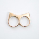 Phoenix Double Finger Ring // Bronze (Size 5)