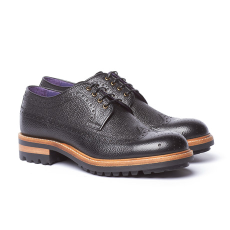 Brixton Oxford // Black (US: 8)