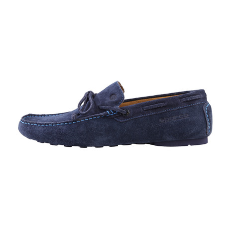 Tanaka Suede Loafer // Navy Blue (Euro: 39)